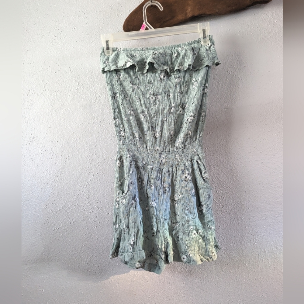Strapless romper w/ pockets (never worn!)